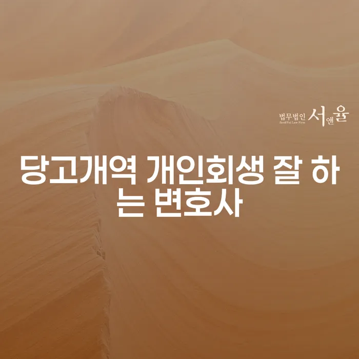당고개역 개인회생 잘 하는 변호사