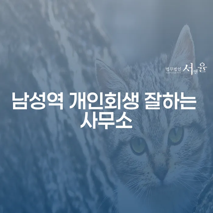 남성역 개인회생 잘하는 사무소